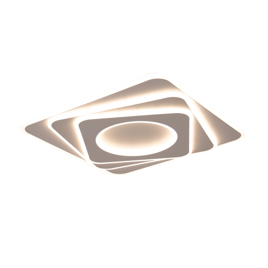 Плафониера BeLight 105W, 6720Lm, 3000-4000-6000К, дистанционно 70078-48-31 - Плафониери