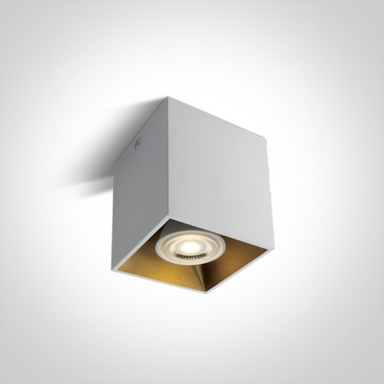 One light Луна за външен монтаж, квадратна GU10, 10W, 12105TA/W - Спотове