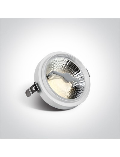 Интериорно осветление - One light Луна за вграждане, регулируема, 75W, GU10 11110TR/W