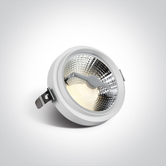 One light Луна за вграждане, регулируема, 75W, GU10 11110TR/W - Луни за вграждане
