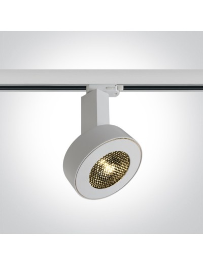 Интериорно осветление - One light Спот за шина LED 30W топла бяла светлина 65652T/W/W