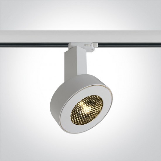 One light Спот за шина LED 30W топла бяла светлина 65652T/W/W - Прожектори на шина