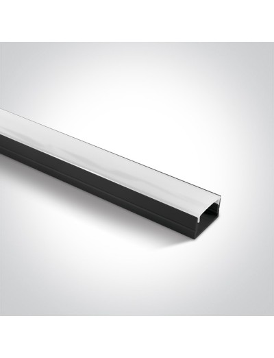LED ленти и профили - One light Профил за LED лента, 2м с дифузер 7905/B