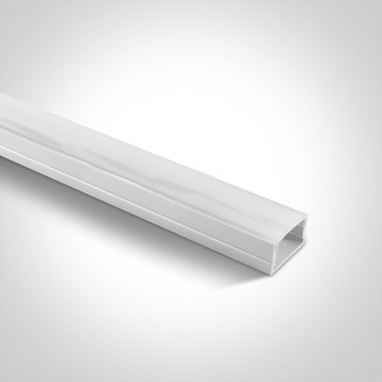 One light Профил за LED лента, 2м с дифузер 7905/W - LED ленти