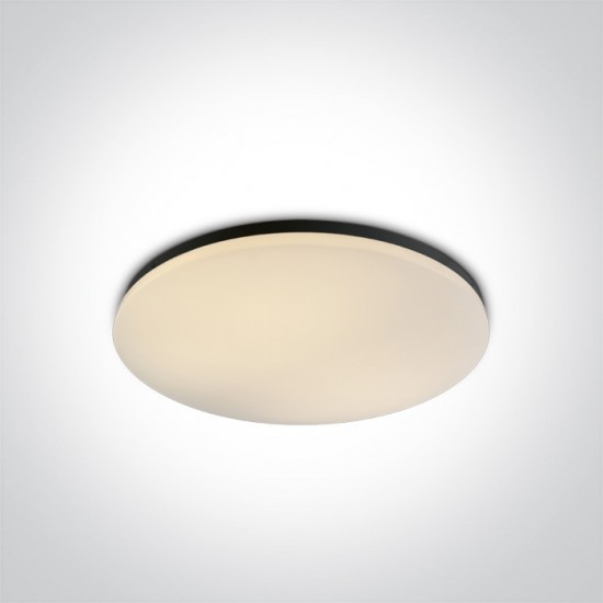 One light Плафониера LED 55W топла бяла светлина 62146/B/W - Плафониери и аплици