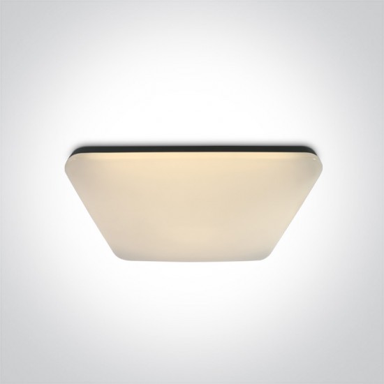 One light Плафониера LED 55W топла бяла светлина 62146A/B/W - Плафониери и аплици