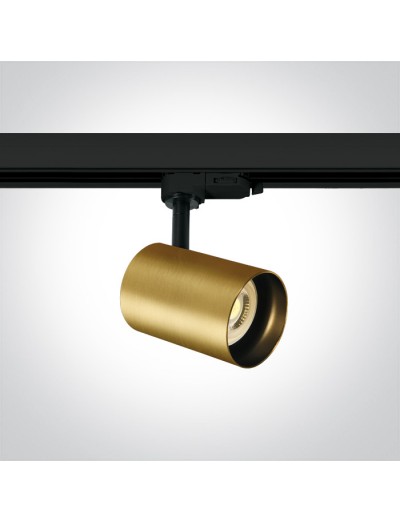Интериорно осветление - One light Спот за шина GU10, 10W, 65105NT/BBS