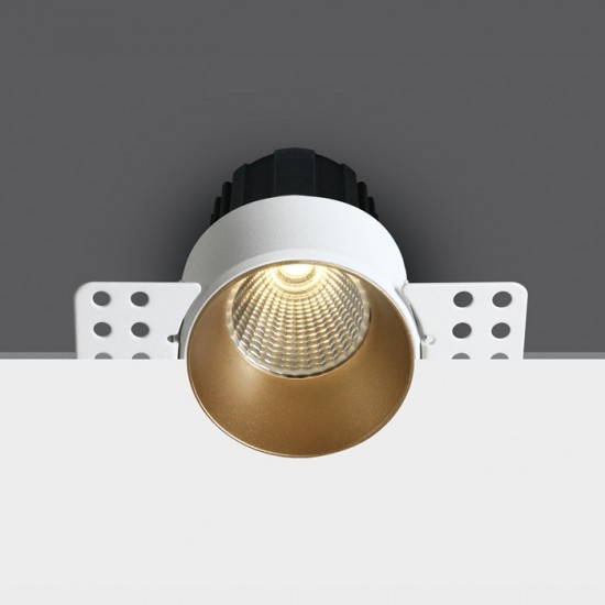 One light LED луна за вграждане, фиксирана, 12W топла бяла светлина 10112BTR/BS/W - Луни за вграждане