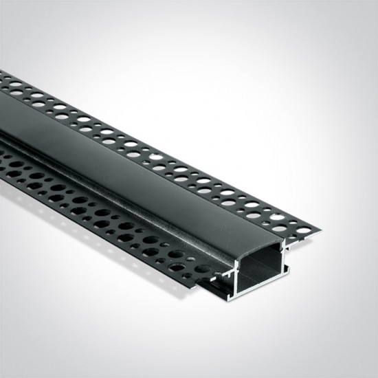 One light Профил за LED лента за вграждане, 2м с дифузер 7904TR/B - LED ленти