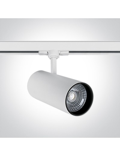 Интериорно осветление - One light Спот за шина LED 30W неутрална светлина 65642CT/W/C