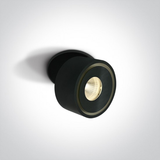 One light LED Спот с основа за вграждане, регулируем, 8W, топла бяла светлина 11108LA/B/W - Луни за вграждане