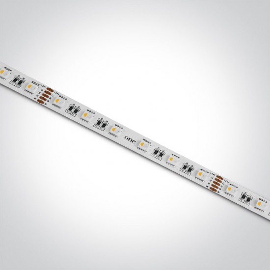 One light LED lightstrip 5m, 19.2W/m, RGB and warm white light, 7830/RGBW