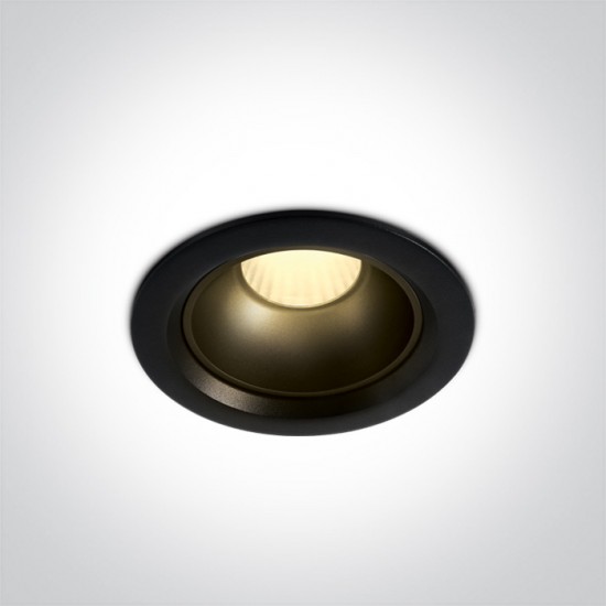 One light LED луна за вграждане, фиксирана, 12W топла бяла светлина 10112Z/B/W - Луни за вграждане