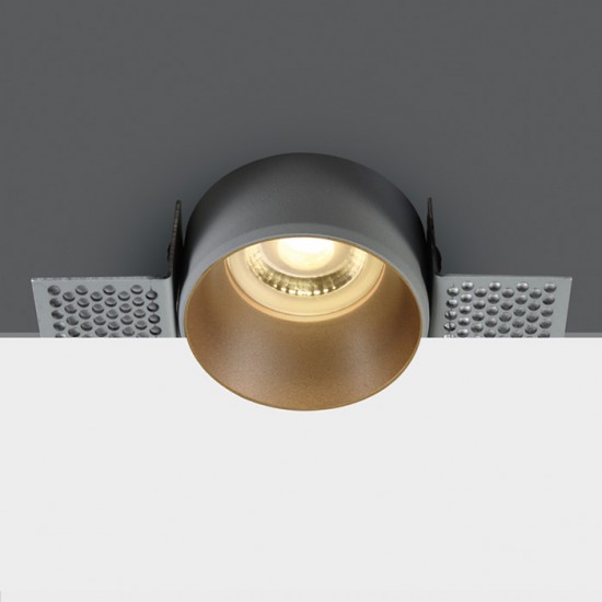 One light Луна за вграждане, GU10, фиксирана, месинг, 10105TR/BS - Луни за вграждане