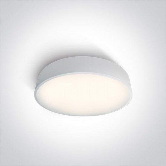 One light Плафониера LED 25W неутрална светлина  62125D/W/C - Плафониери и аплици