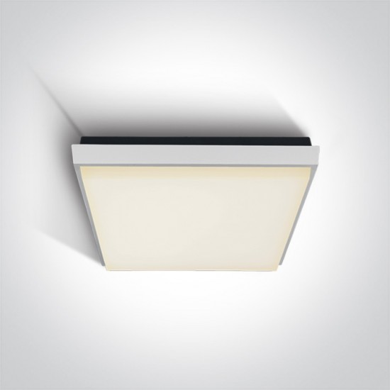 One light Плафониера LED 30W IP54 топла бяла светлина 67363A/W/W - Плафониери и аплици външни