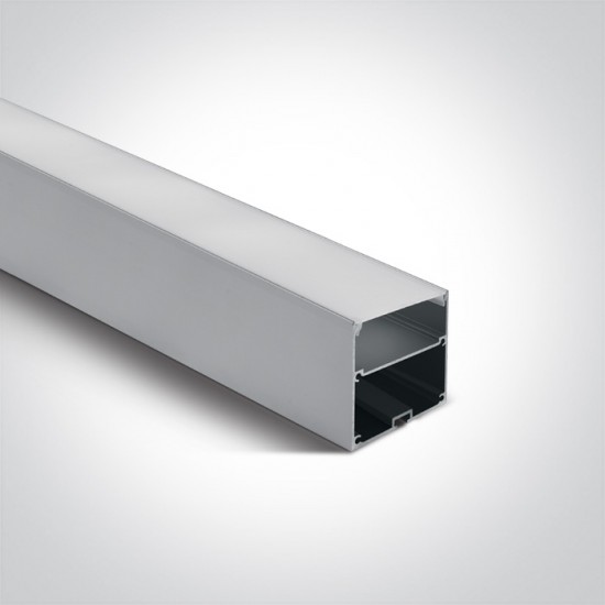 One light Профил за LED лента, 2м с дифузер 7910A/AL - LED ленти