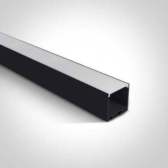 One light Профил за LED лента, 2м с дифузер 7912/B - LED ленти