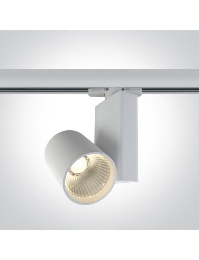 Интериорно осветление - One light Спот за шина LED 15W топла бяла светлина 65611NT/W/W