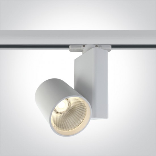 One light Спот за шина LED 15W топла бяла светлина 65611NT/W/W - Прожектори на шина