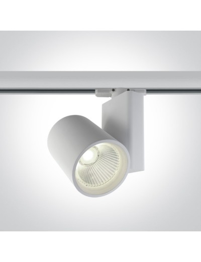 Интериорно осветление - One light Спот за шина LED 30W неутрална светлина 65612NT/W/C