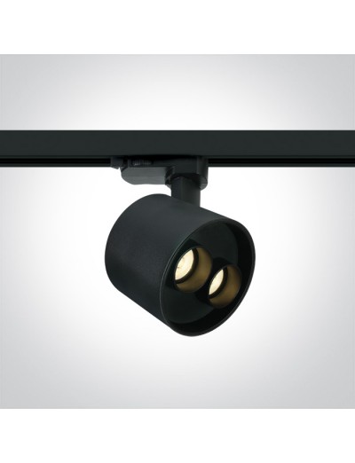 Интериорно осветление - One light Спот за шина LED 12W топла бяла светлина 65656BT/B/W