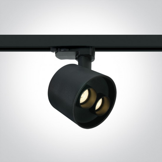 One light Спот за шина LED 12W топла бяла светлина 65656BT/B/W - Прожектори на шина