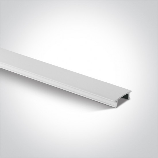 One light капак за квадратна шина, 2м  40002C/W - Аксесоари за тоководещи шини