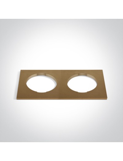 Интериорно осветление - One light месинг декоративна основа DOUBLE за 10105H 050182RB/BS