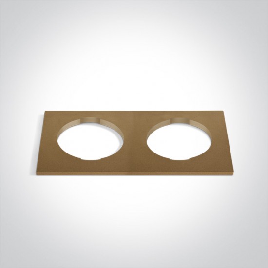 One light месинг декоративна основа DOUBLE за 10105H 050182RB/BS - За вграждане