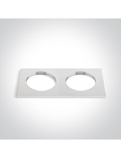 Интериорно осветление - One light Бяла декоративна основа DOUBLE за 10105H 050182RB/W