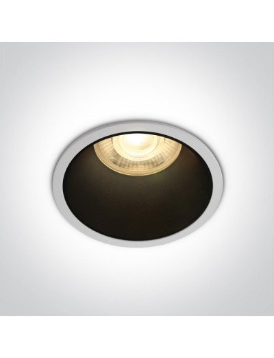 Интериорно осветление - One light луна за вграждане GU10 10W DARK LIGHT 10105AD/W/B