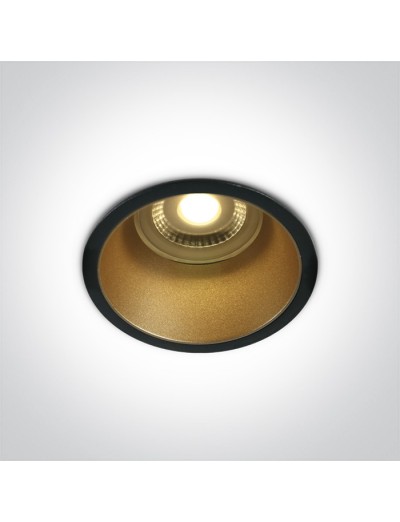 Интериорно осветление - One light луна за вграждане GU10 10W DARK LIGHT 10105AD/B/BS