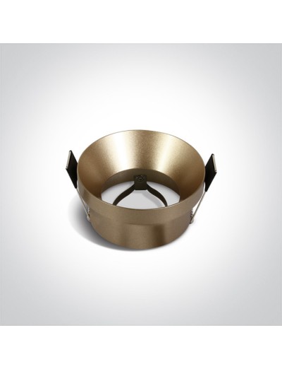 Интериорно осветление - One light луна за вграждане GU10 10W DARK LIGHT 10105H/BS