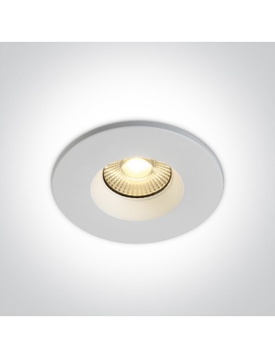  - One light огнеупорна LED луна за вграждане 7W 2700K-3000K-4000K IP65 DIM 10107DFV/W/V