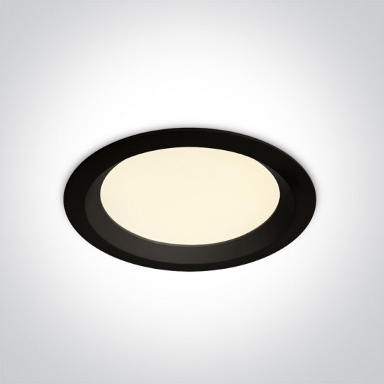 One light Led луна за вграждане Черна UGR19 20W 3000K-4000K-6000K IP44 230V 10120UV/B/V - За вграждане