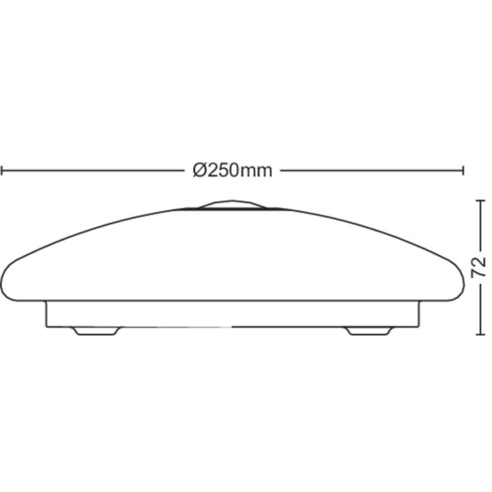 Philips LED plafo Mauve with sensor, 2700K, 600Lm, 6W, 871951443180500