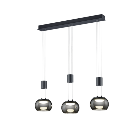 Trio Пендел Madison, 3x900Lm, 3000K, 24W 342010332 - Пендели