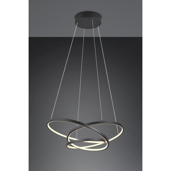Trio LED Пендел Darvin 34W 4500Lm 2300+3000+4000K 349110132 - Пендели