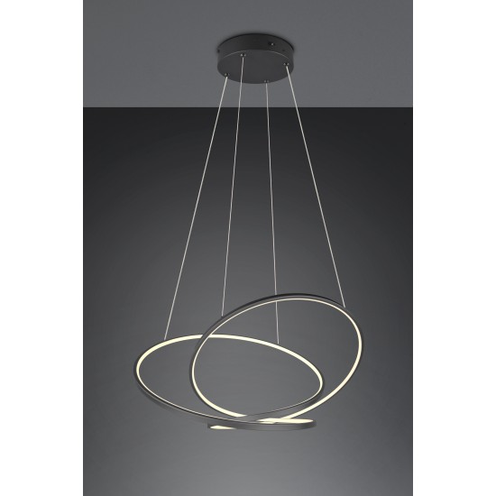 Trio LED Пендел DARVIN, 52W  6700lm, 2300+3000+4000K 349119132 - Пендели