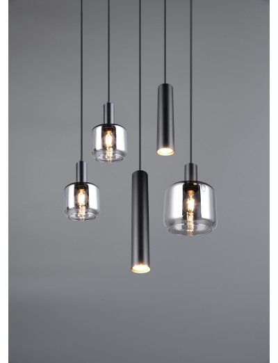 Hanging lights - Trio пендел Mataro E27 2xE14 2xGU10 10W 364130532