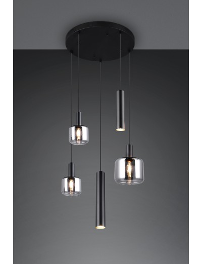 Hanging lights - Trio пендел Mataro E27 2xE14 2xGU10 10W 364130532