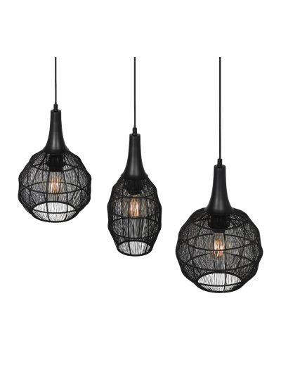 Hanging lights - Trio Пендел Soraya 3xE27 10W 365400332