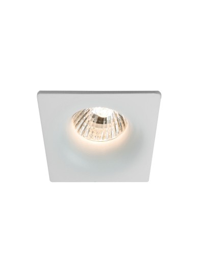 Интериорно осветление - Луна за вграждане GU5.3 квадрат бяла IP 65 VK/03197/W
