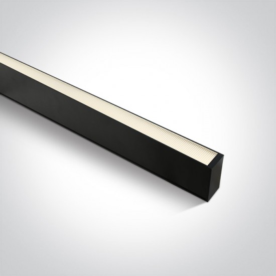 One light LED линейно тяло с дифузер UGR19 50W 3000K 1500mm 38151A/B/W - Линейни осветителни тела