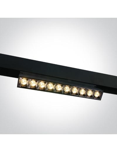 Интериорно осветление - One light LED Тяло за магнитна шина 22W 3000K 48v IP20 регулируемо DALI 42106BL/B/W
