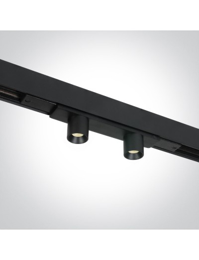 Интериорно осветление - One light LED Тяло за магнитна шина 2x2W 3000K 48V IP20 MINI/MIDI 42128A/B/W