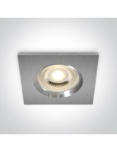 Интериорно осветление - One light луна за вграждане GU10 10W IP65 50105R1/AL