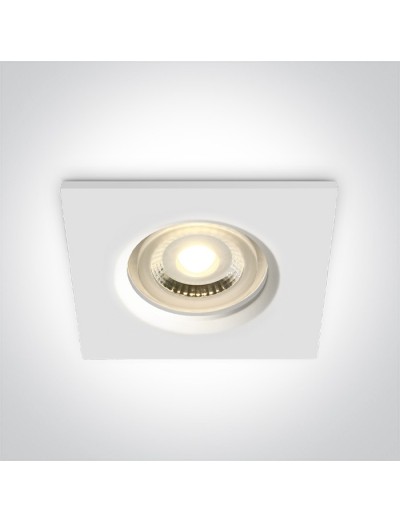 Интериорно осветление - One light луна за вграждане GU10 10W IP65 50105R1/W