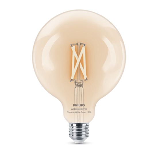 Philips Smart with WiZ Led lamp Filament E27, G125, 7W, 806Lm, 2700-6500K 871951437210800